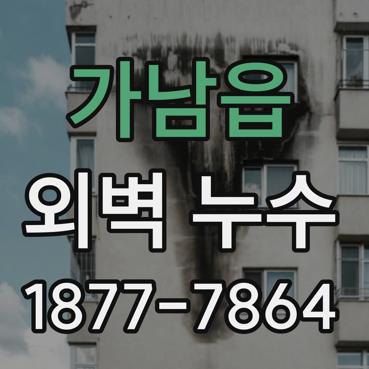 가남읍 외벽 누수