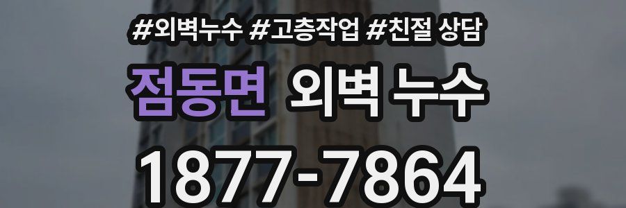 점동면 외벽 누수