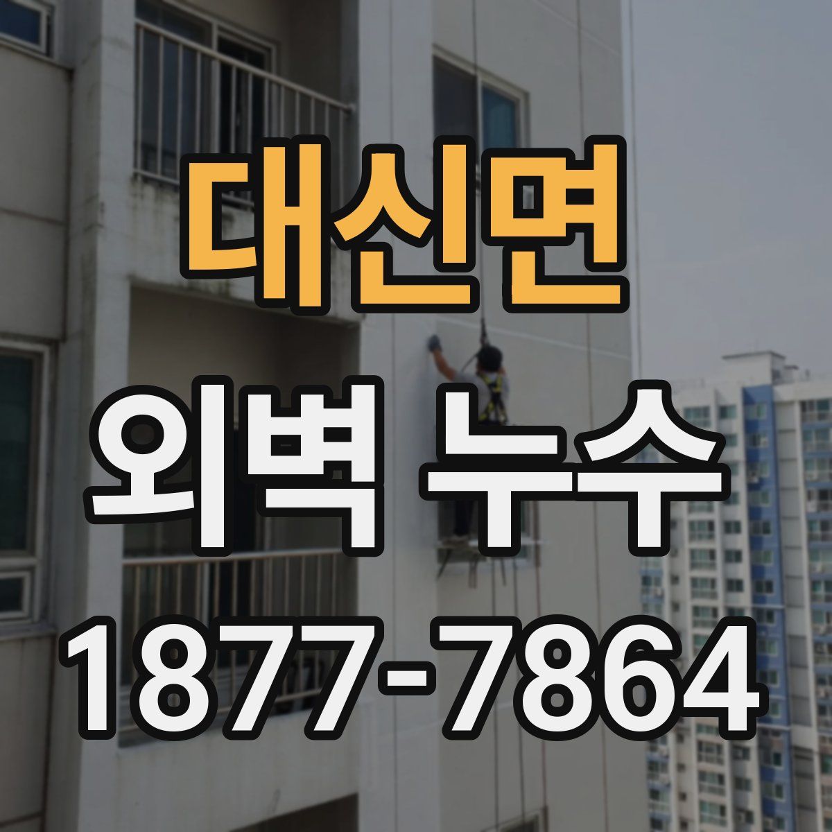 대신면 외벽 누수