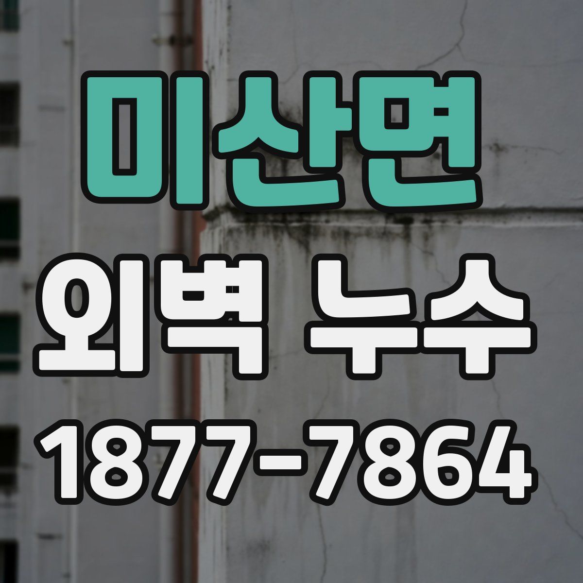 미산면 외벽 누수