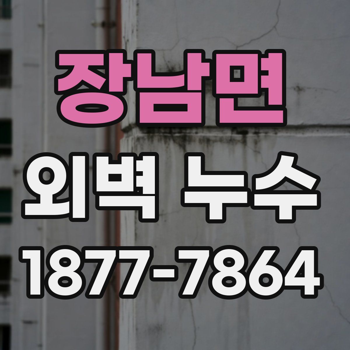 장남면 외벽 누수