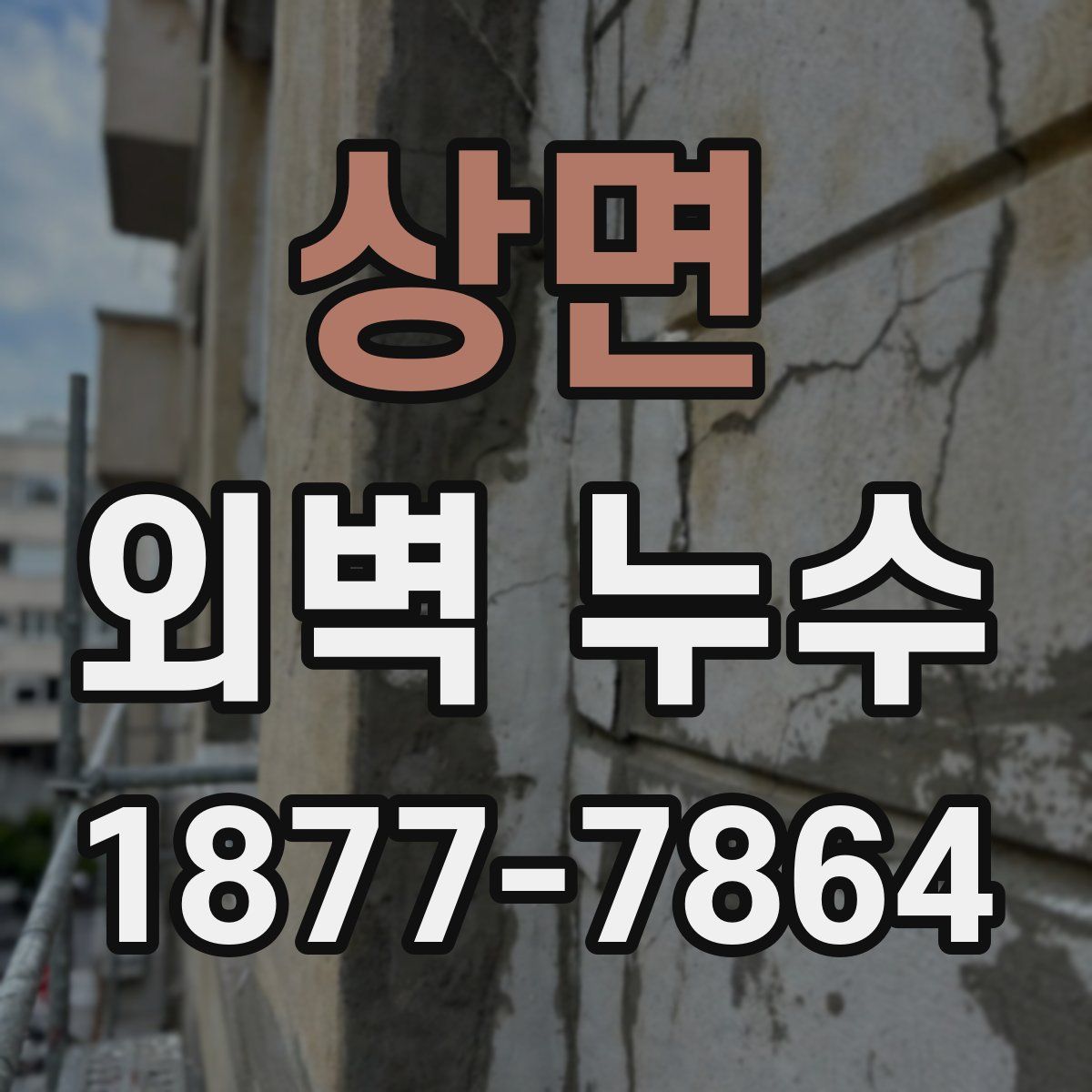 상면 외벽 누수