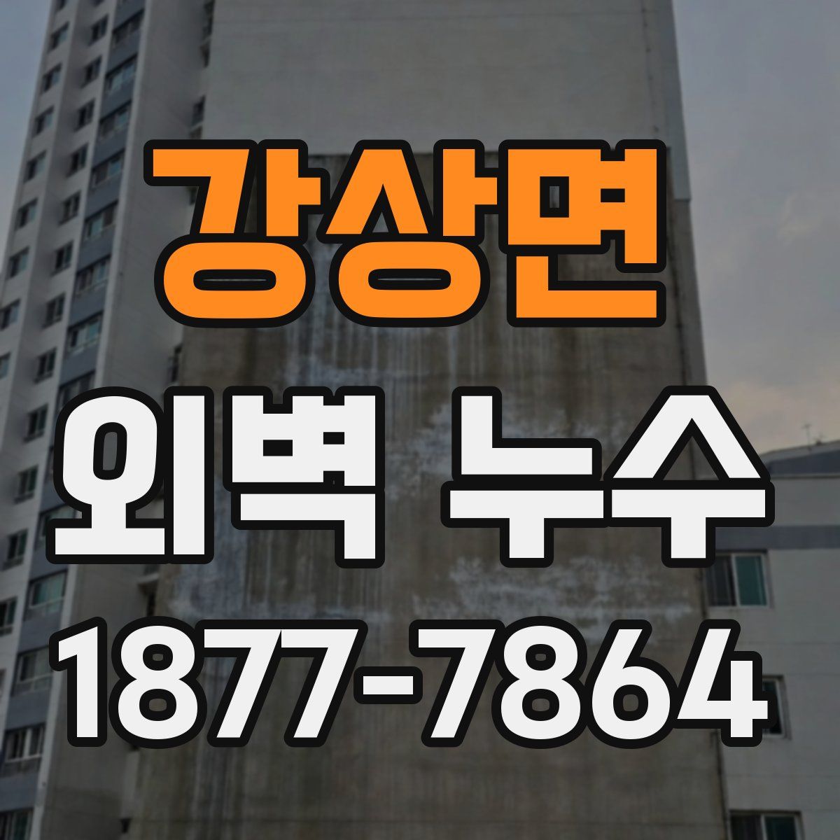강상면 외벽 누수