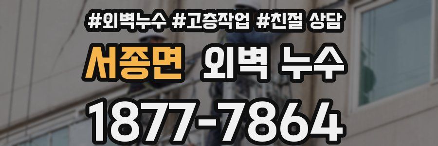 서종면 외벽 누수