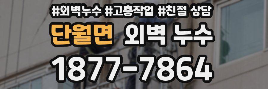 단월면 외벽 누수