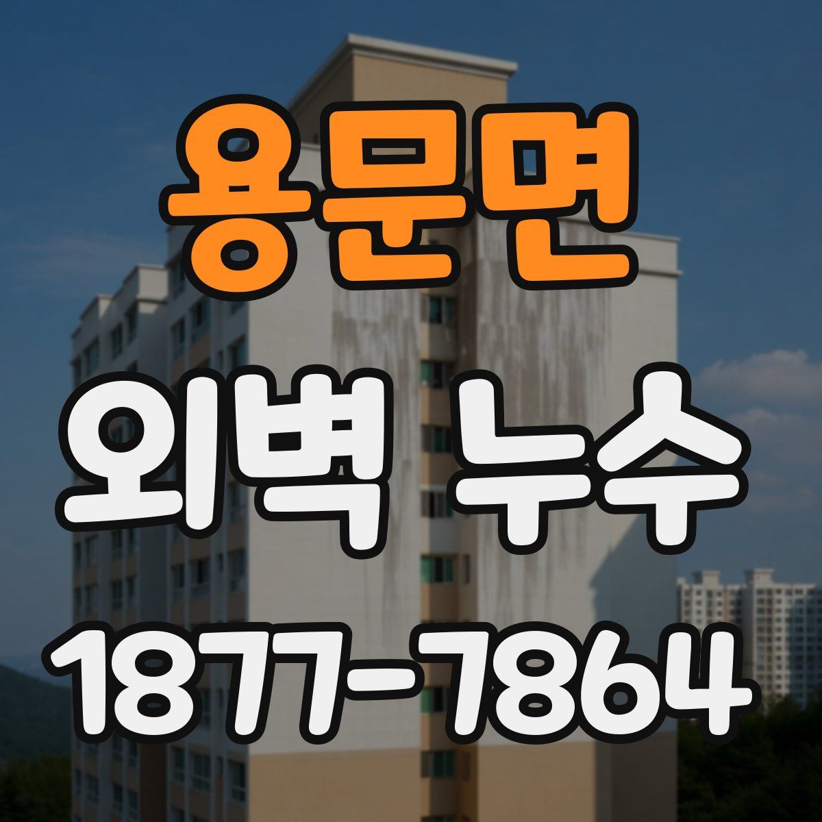 용문면 외벽 누수
