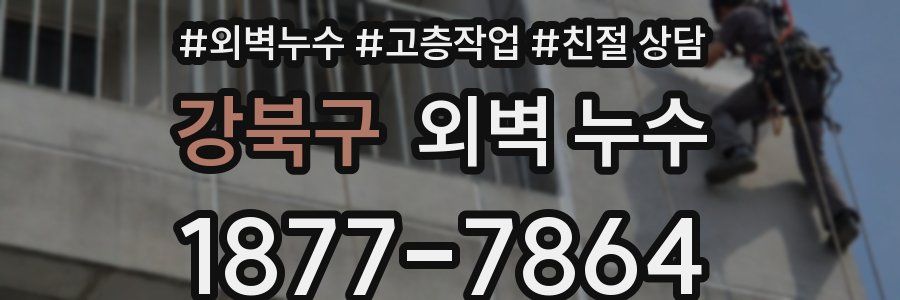 강북구 외벽 누수
