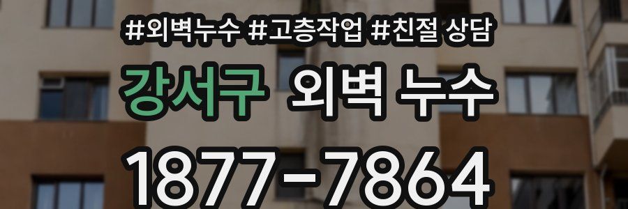 강서구 외벽 누수