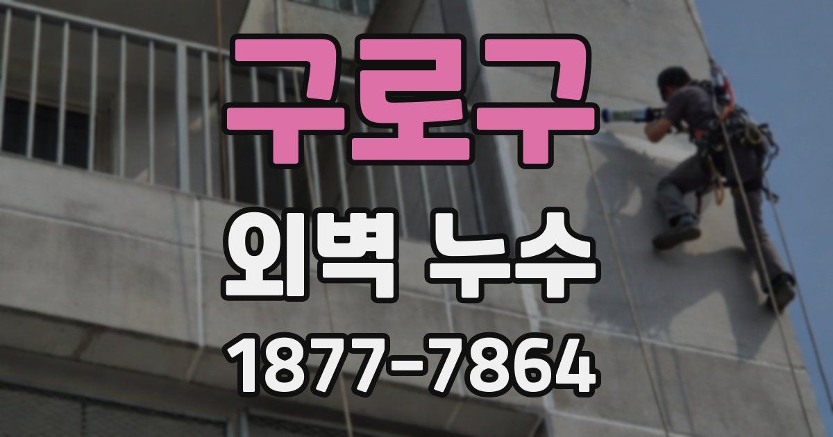 구로구 외벽 누수