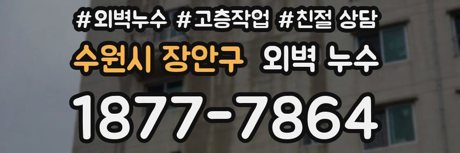 수원시 장안구 외벽 누수