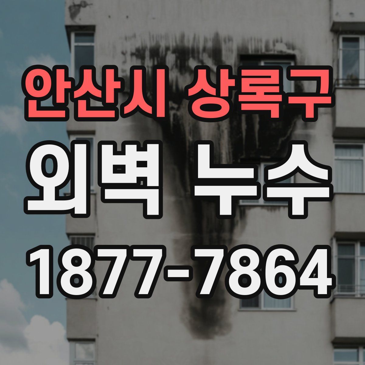 안산시 상록구 외벽 누수