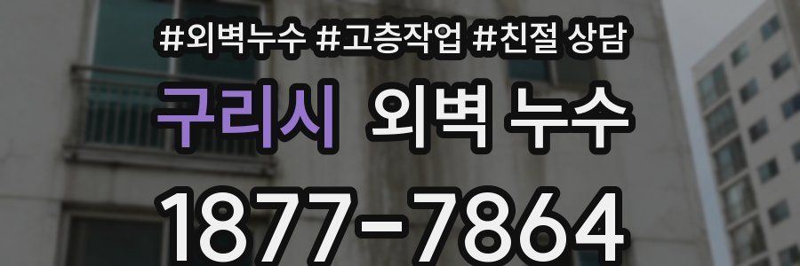 구리시 외벽 누수