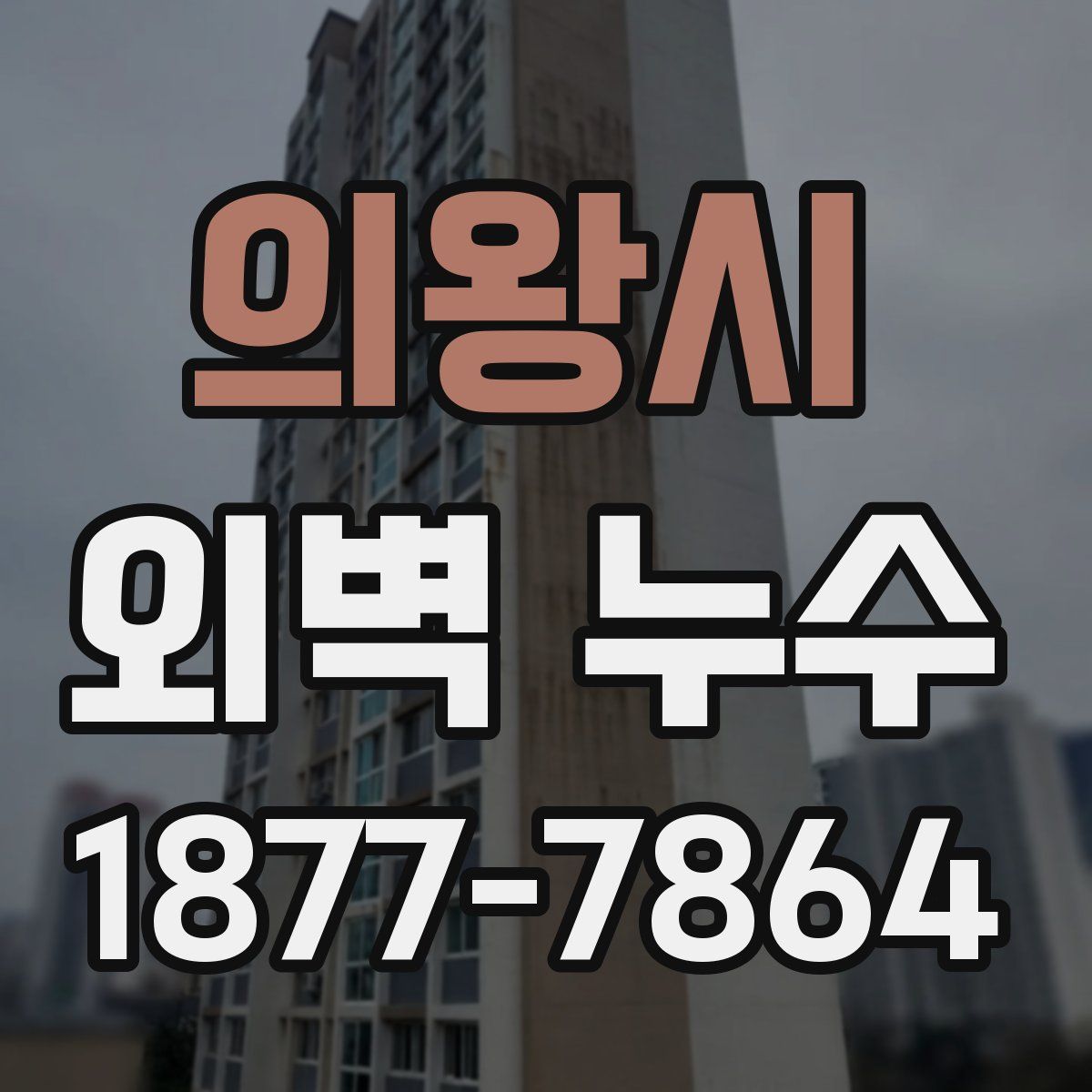 의왕시 외벽 누수