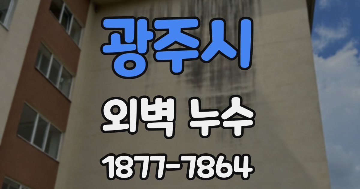 광주시 외벽 누수