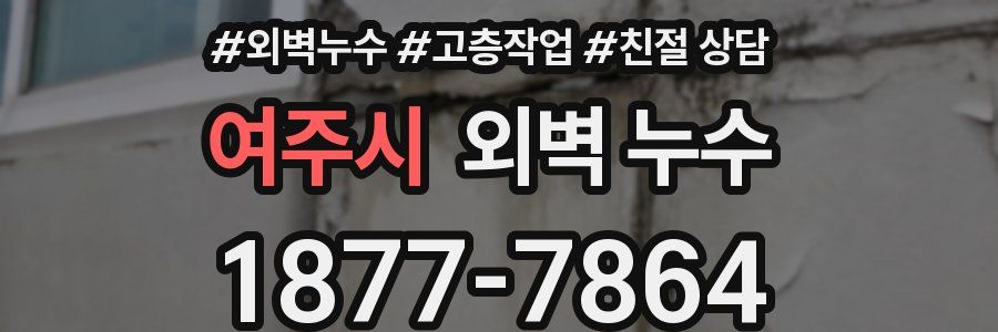 여주시 외벽 누수