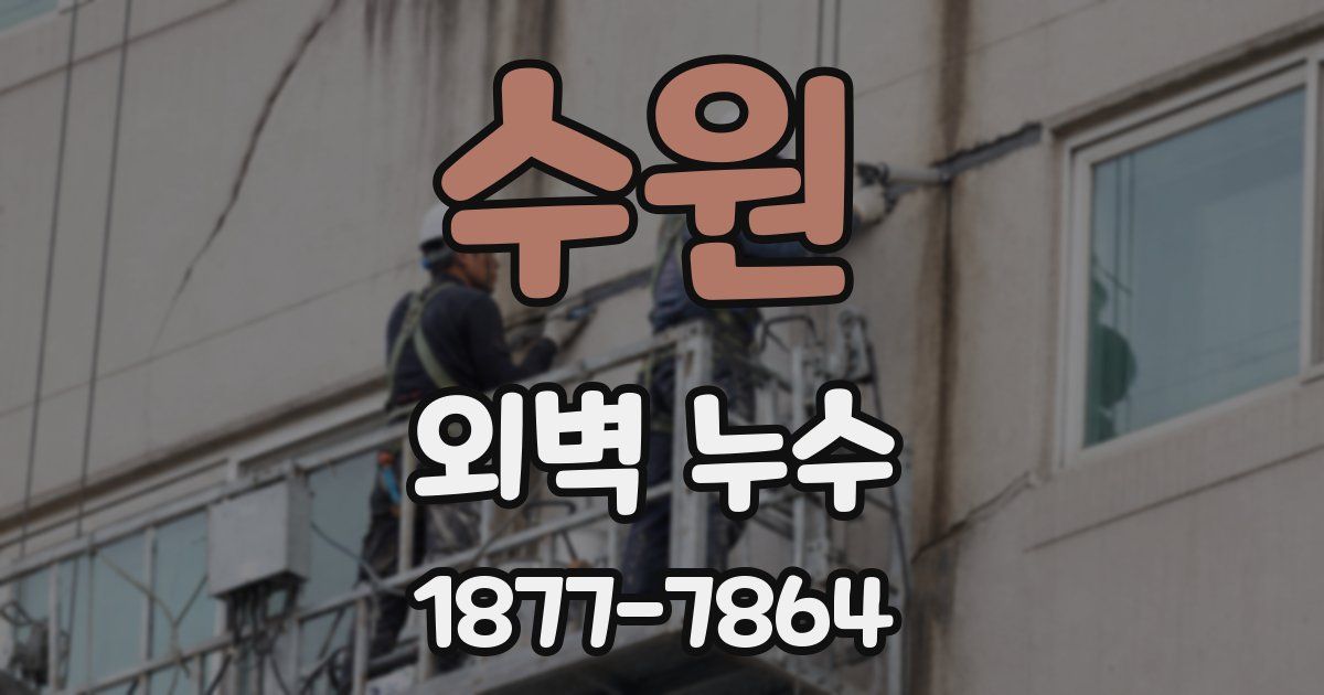 수원 외벽 누수