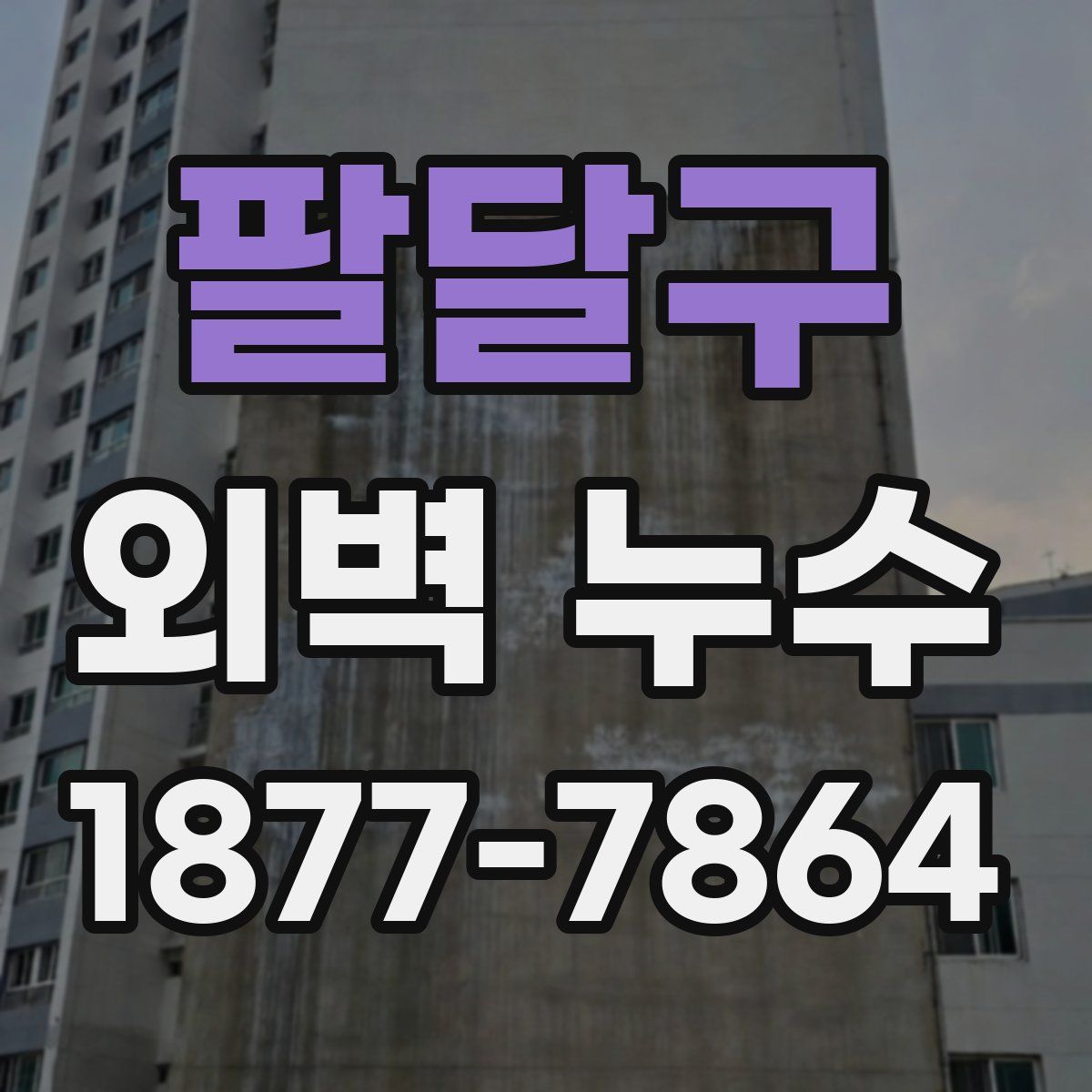 팔달구 외벽 누수