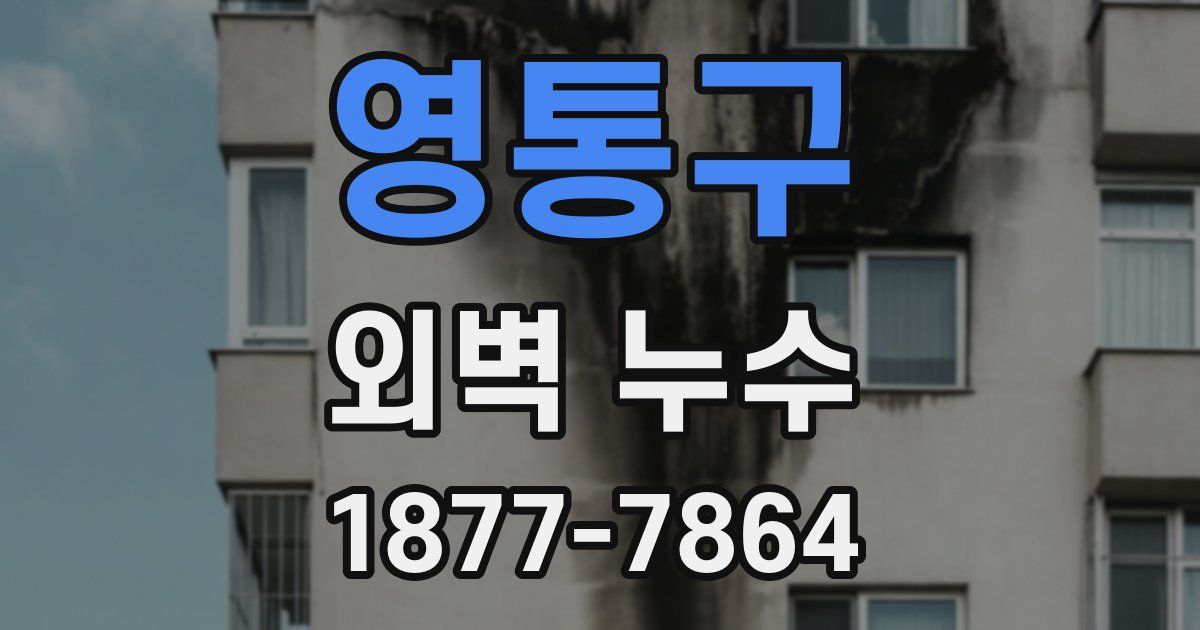 영통구 외벽 누수