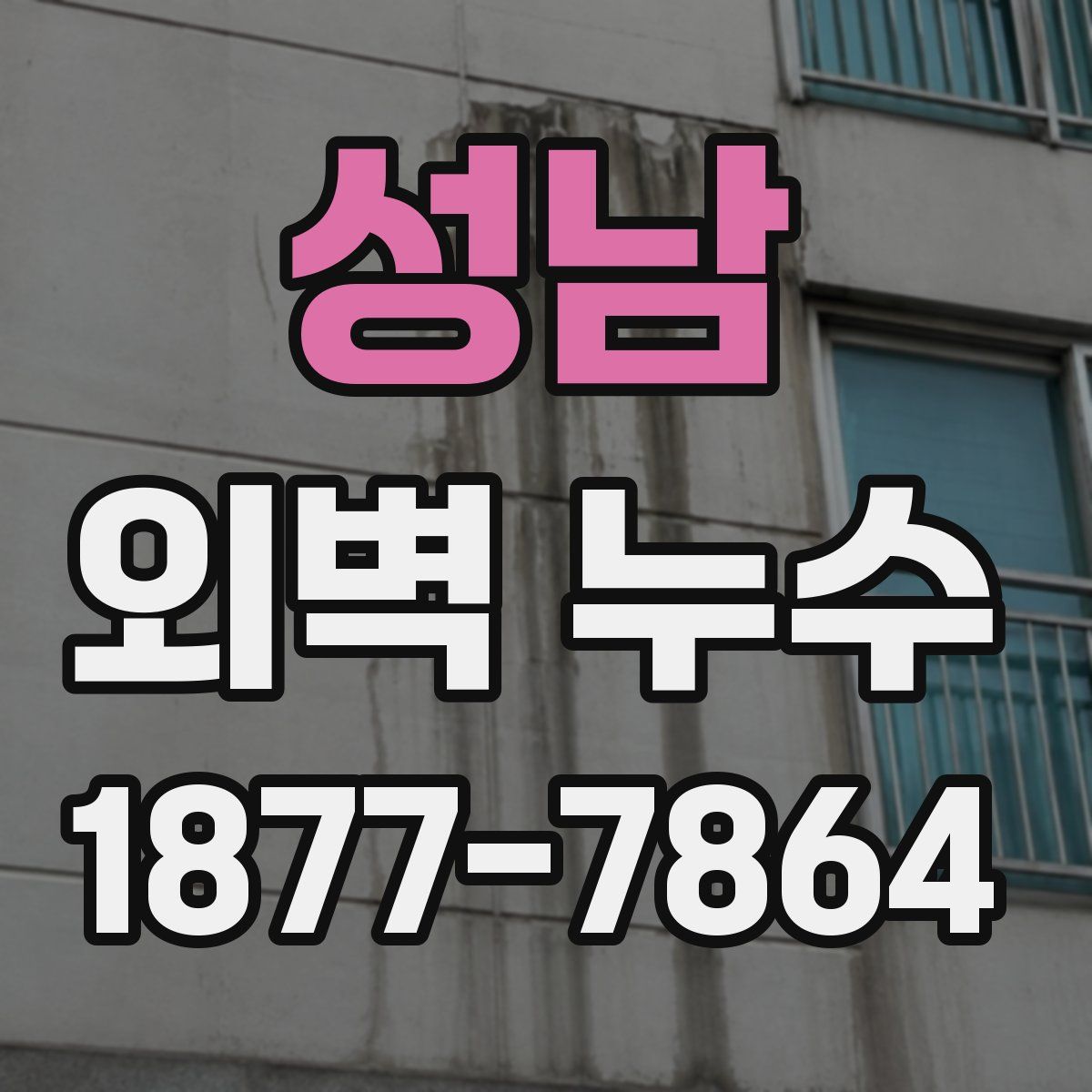 성남 외벽 누수