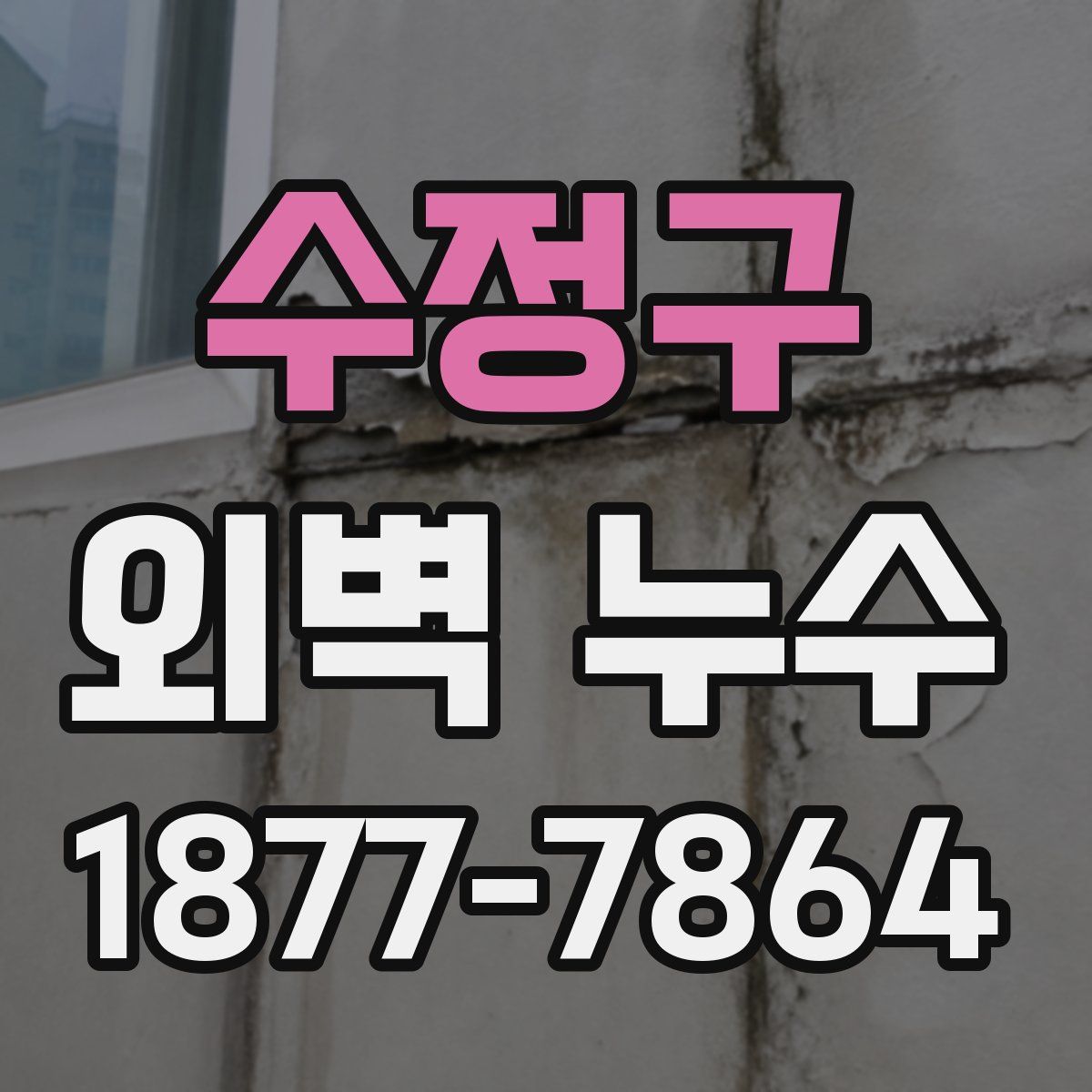수정구 외벽 누수