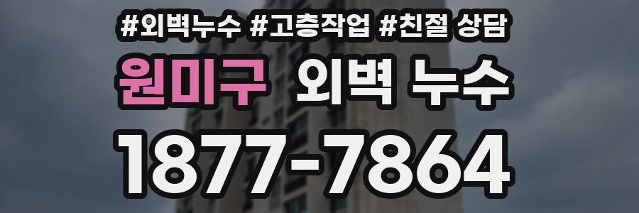 원미구 외벽 누수