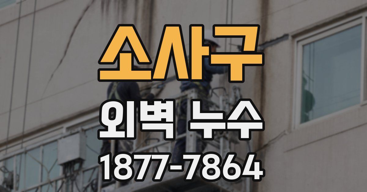 소사구 외벽 누수