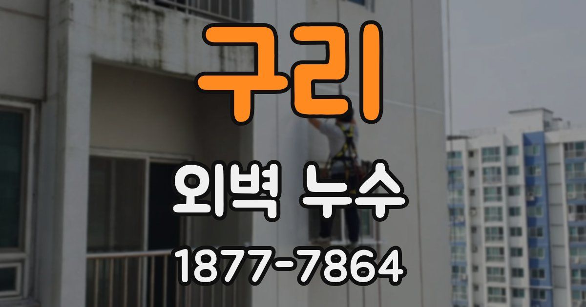 구리 외벽 누수