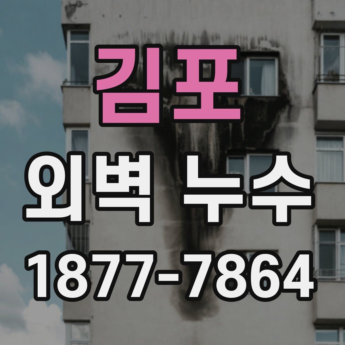 김포 외벽 누수 예방을 위한 마감재 점검