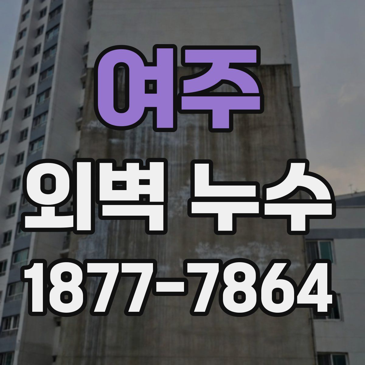 여주 외벽 누수