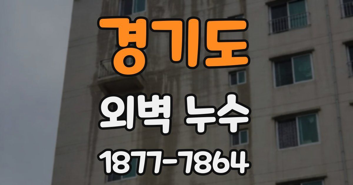 경기도 외벽 누수