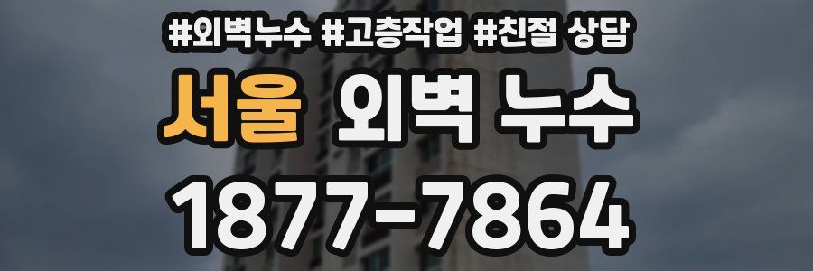 서울 외벽 누수