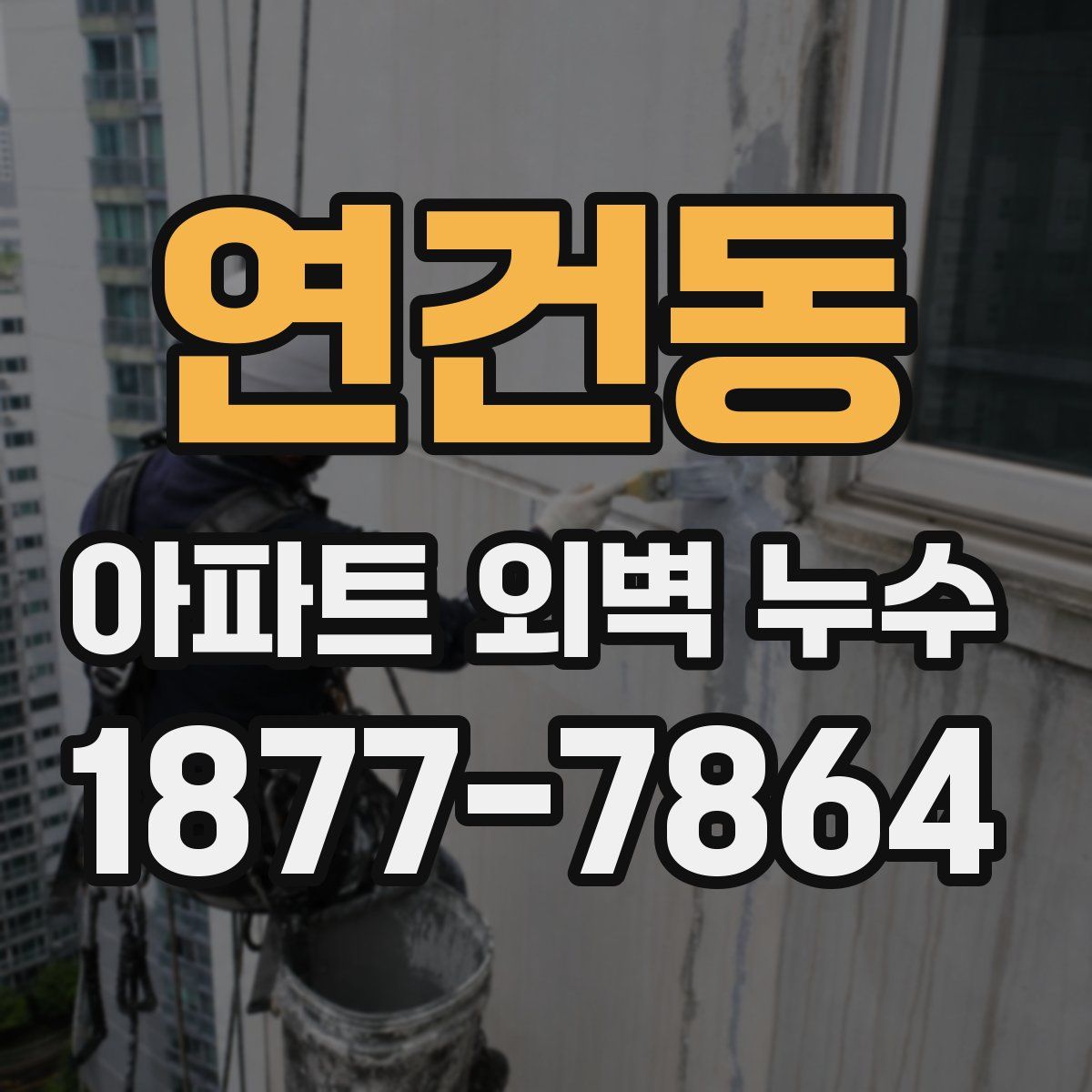 연건동 아파트 외벽 누수