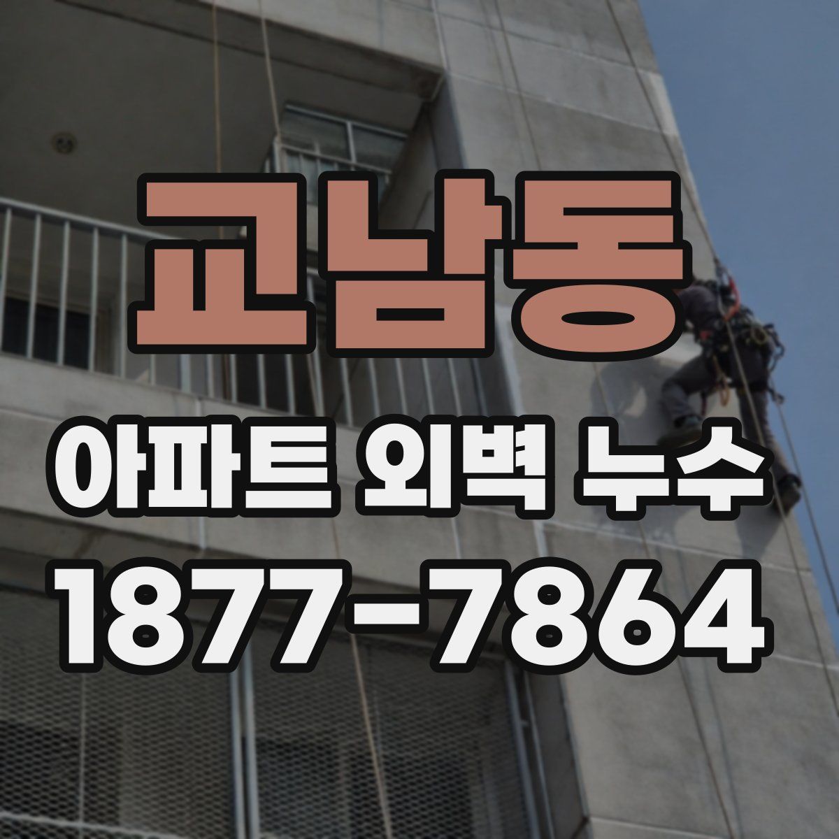 교남동 아파트 외벽 누수