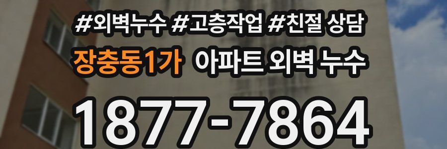 장충동1가 아파트 외벽 누수