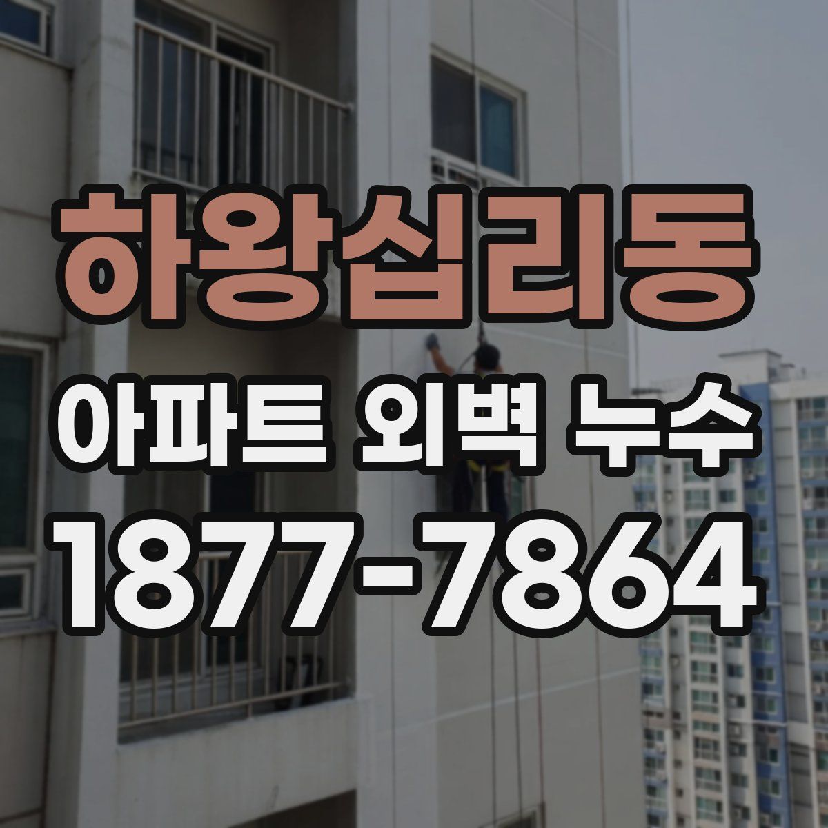 하왕십리동 아파트 외벽 누수