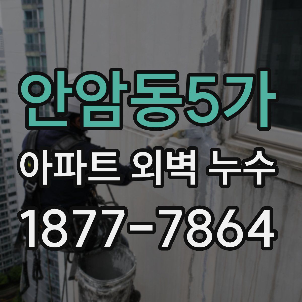 안암동5가 아파트 외벽 누수