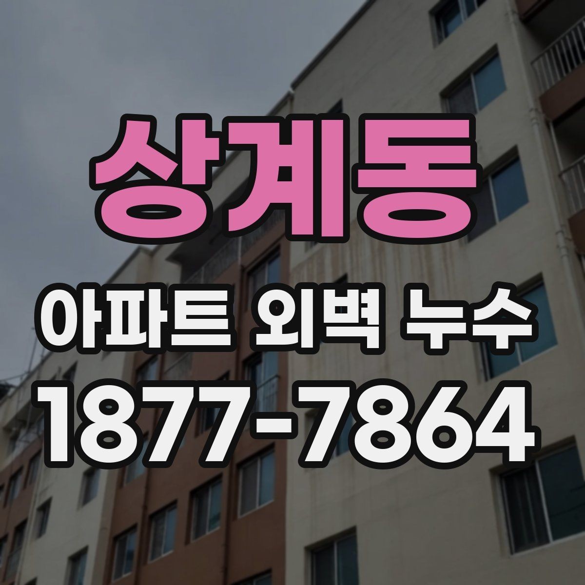 상계동 아파트 외벽 누수 조사 결과를 해석하는 방법
