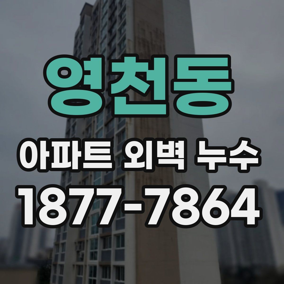 영천동 아파트 외벽 누수 보수 후 재발을 줄이는 방법