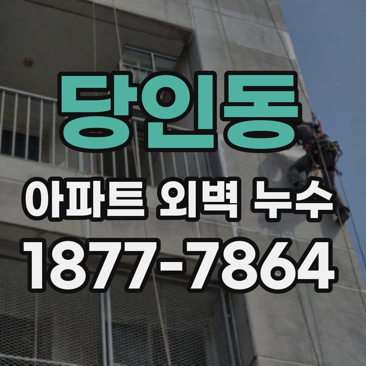 당인동 아파트 외벽 누수