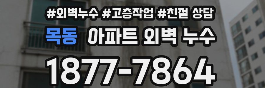 목동 아파트 외벽 누수