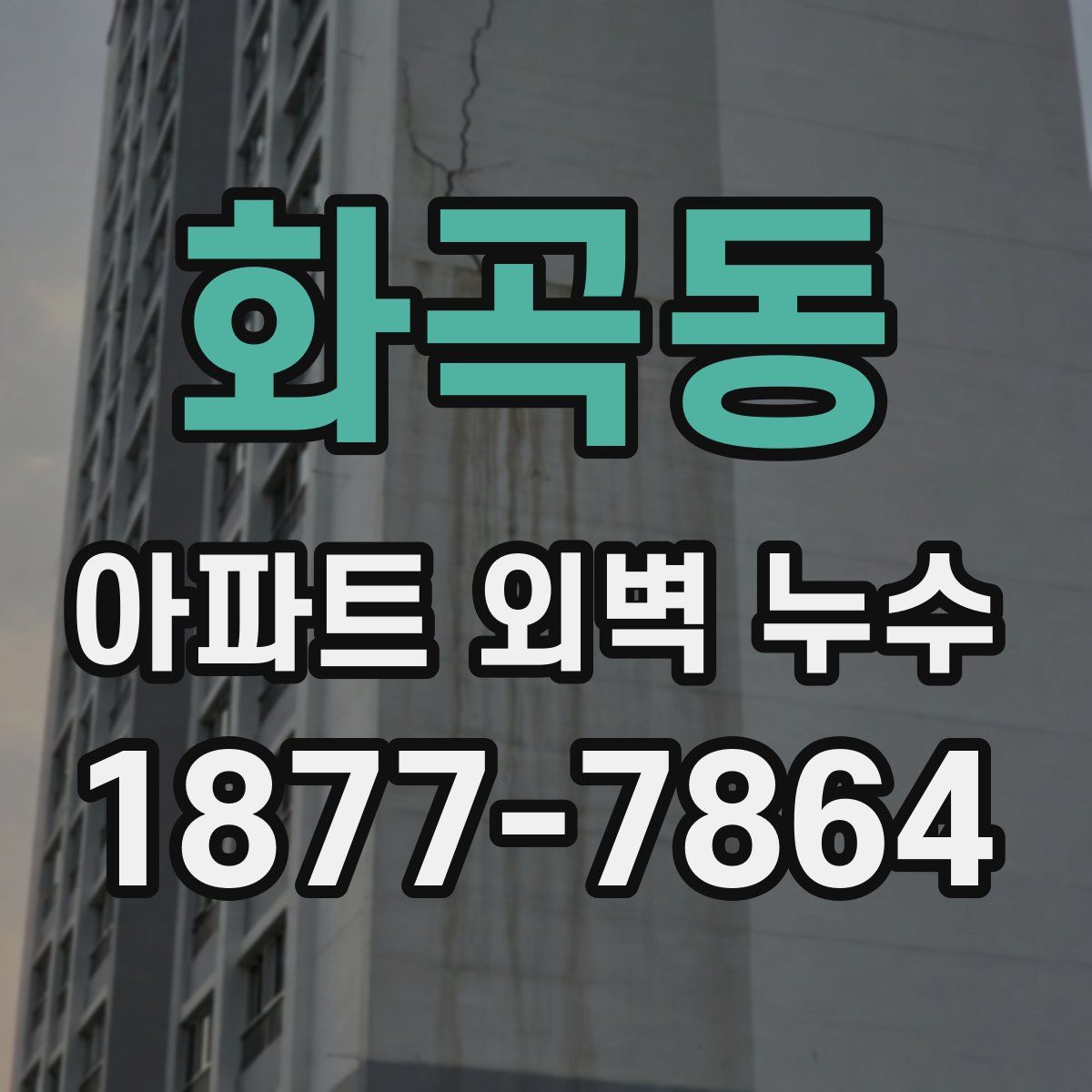 화곡동 아파트 외벽 누수