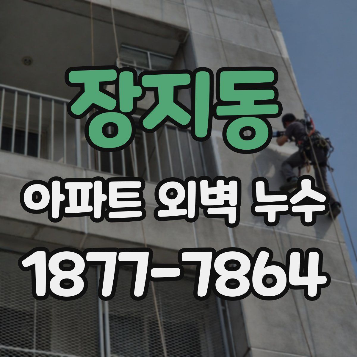 장지동 아파트 외벽 누수