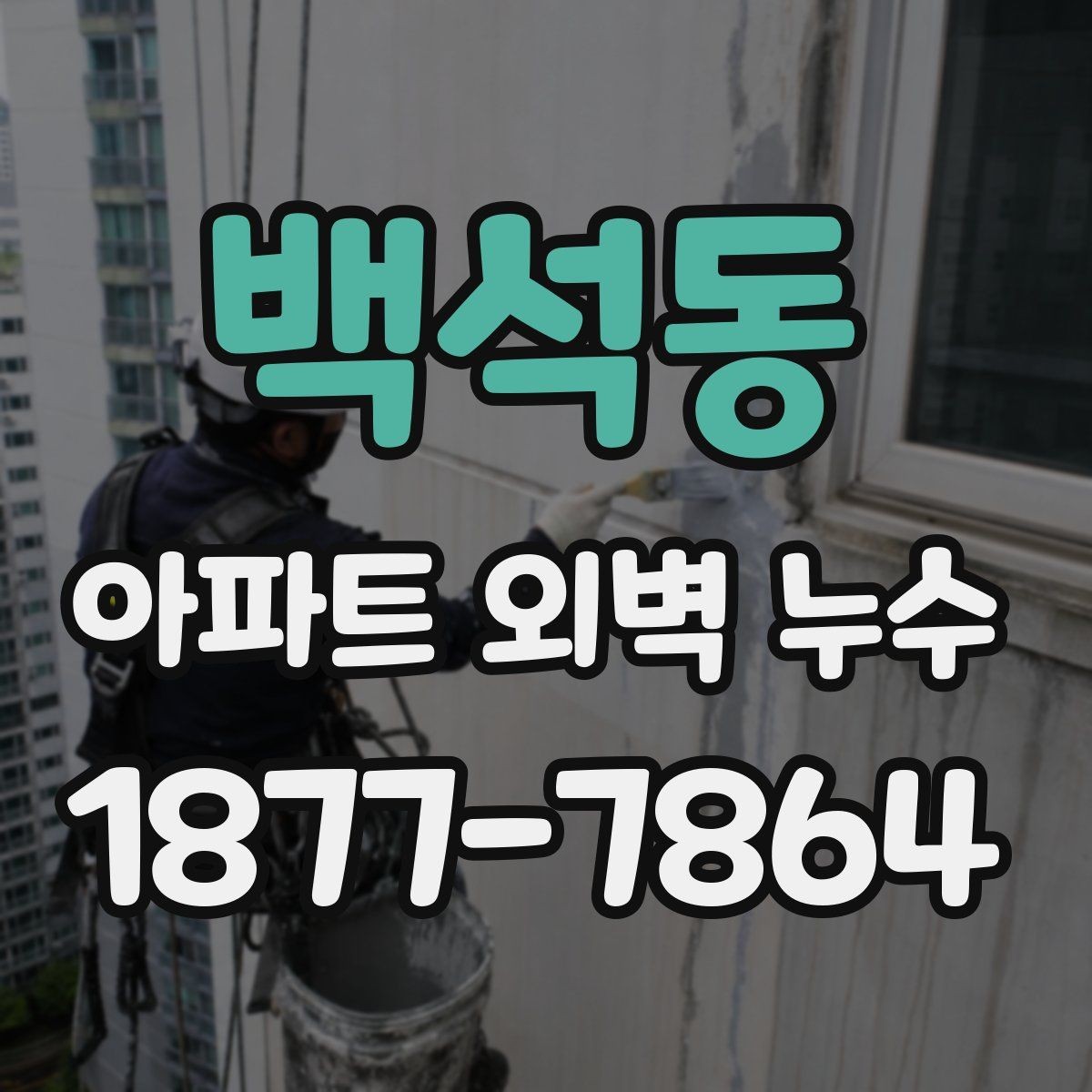 백석동 아파트 외벽 누수 쉽게 놓치는 징후들
