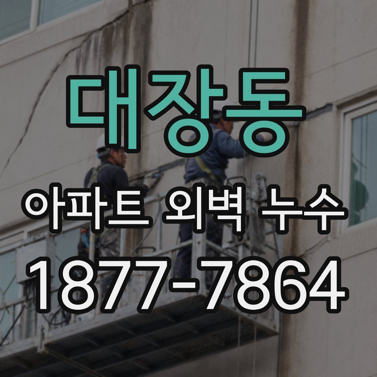 대장동 아파트 외벽 누수 장기 누수로 번지기 전 대처