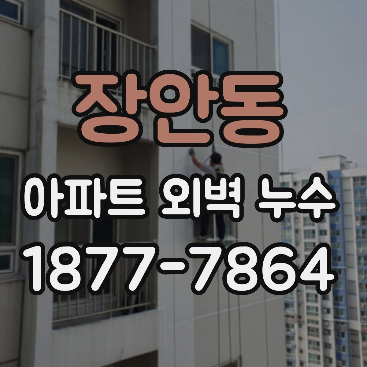 장안동 아파트 외벽 누수 보수 후 재발을 줄이는 관리법