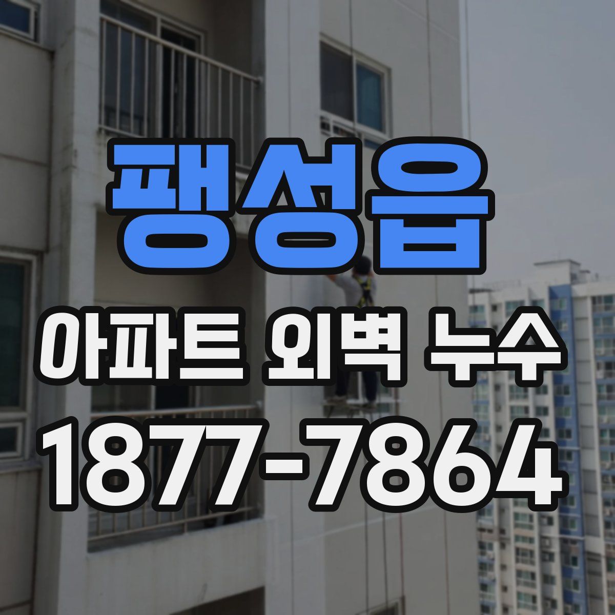 팽성읍 아파트 외벽 누수