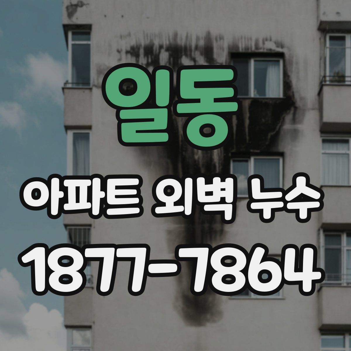 일동 아파트 외벽 누수