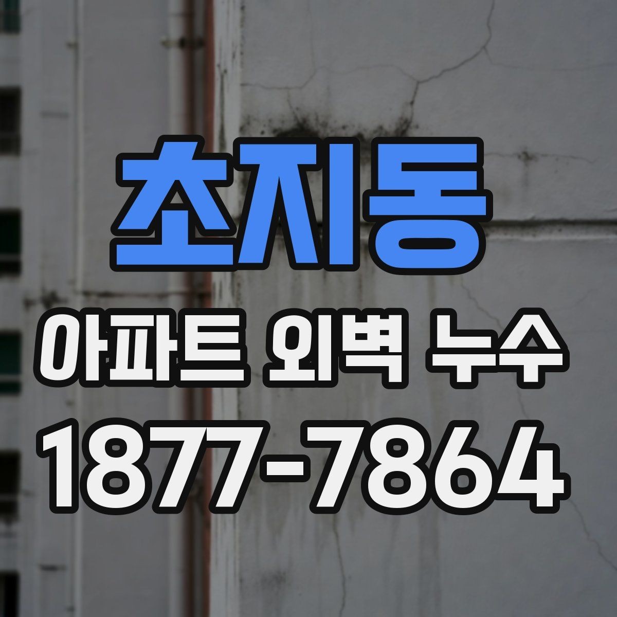 초지동 아파트 외벽 누수 발생 시 기록해야 할 내용