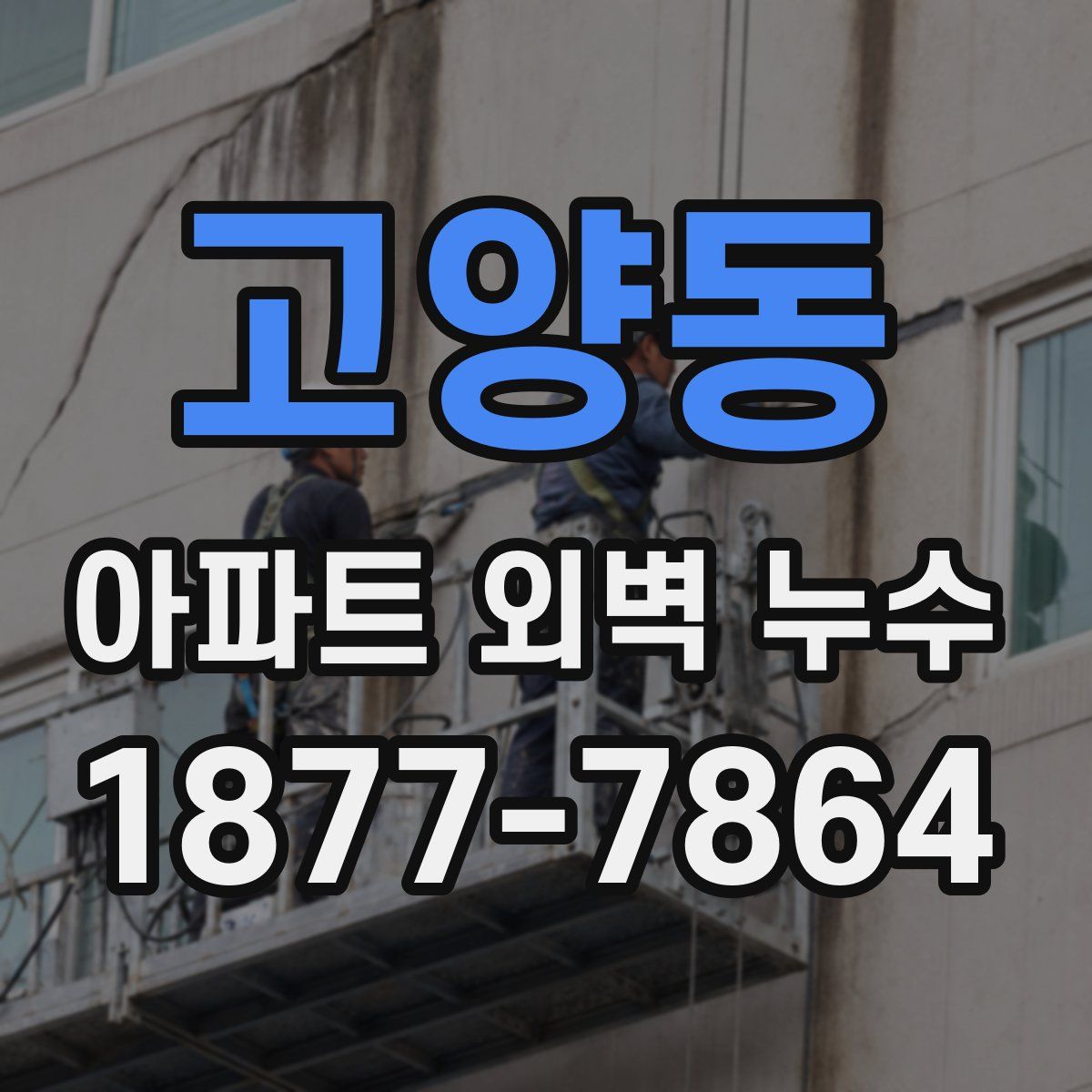 고양동 아파트 외벽 누수