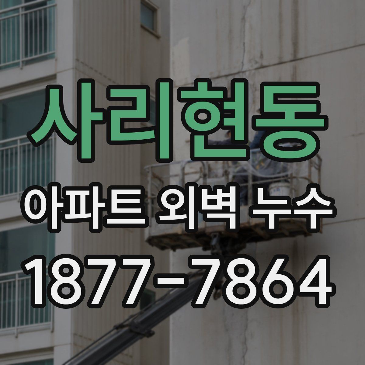 사리현동 아파트 외벽 누수 원인별 해결 방향 정리